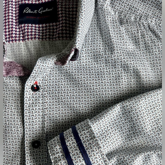 Men’s Robert Graham Long Sleeve Button Down Shirt - 3XL - Picture 4 of 6